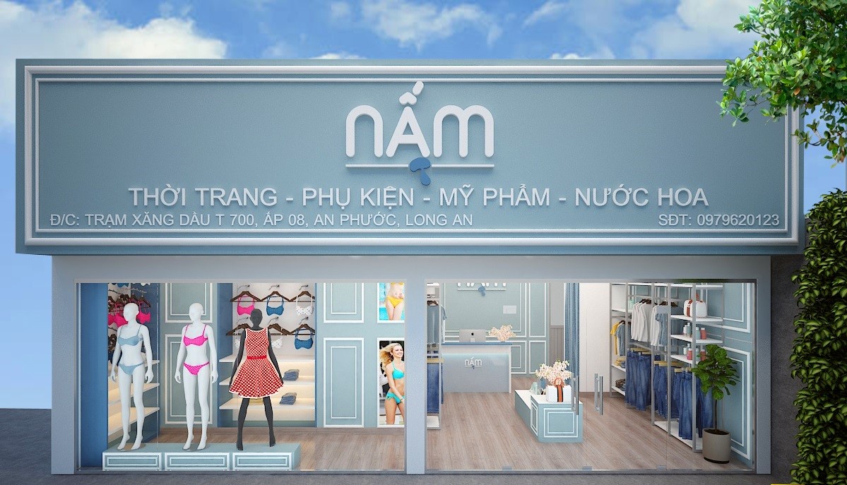 Hộp đèn quảng cáo là yếu tố quan trọng cho shop thời trang