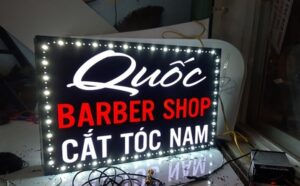 Thiết kế bảng hiệu barber shop