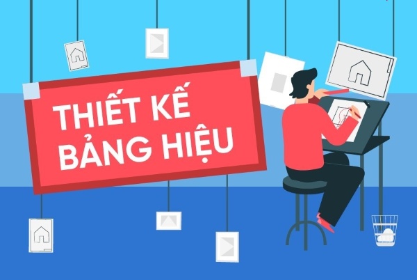 Thiết kế bảng hiệu shop quần áo