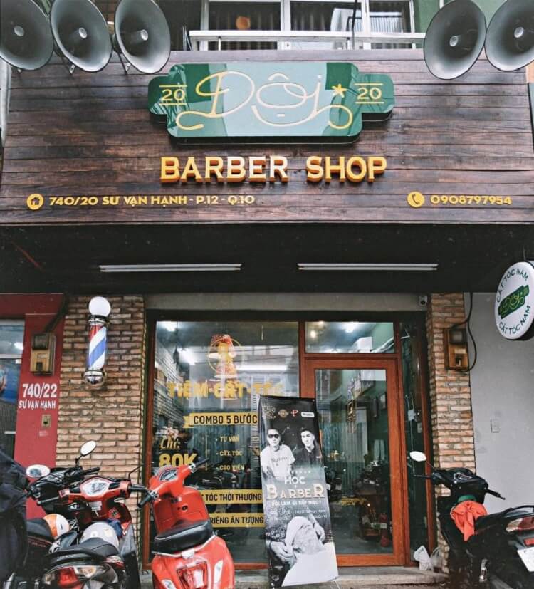 Mẫu thiết kế bảng hiệu Barber Shop đẹp