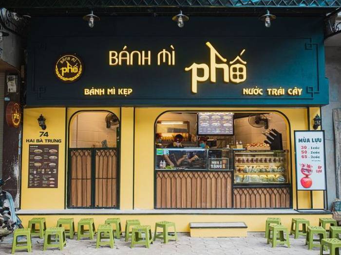 bảng hiệu quán ăn đẹp